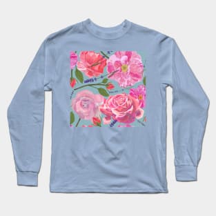 Roses in pink Long Sleeve T-Shirt